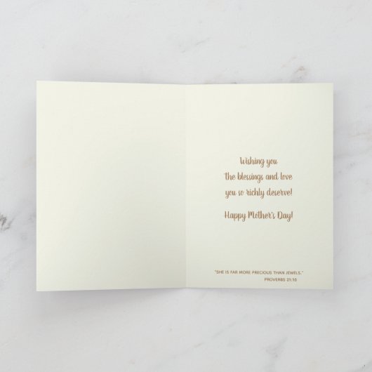 Religieuze Heilige Maagd Maria Jezus Gegroet zijt  Kaart (Binnen)