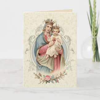 Religieuze Heilige Maagd Maria Jezus Kaart
