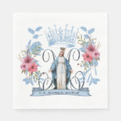 Religieuze Heilige Naam van de Maagd Maria Katholi Servet (Voorkant)