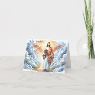 Religieuze Hond Verlies Sympathie-Jezus met Dachsh Kaart