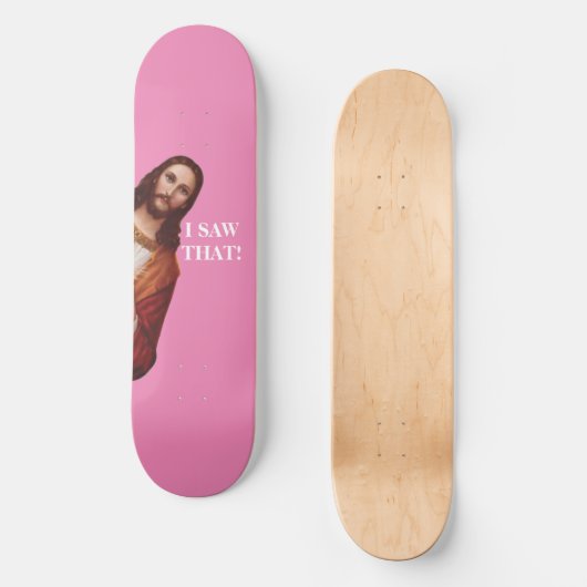 Religieuze Jesus Meme Christelijk Skateboard (Voorkant)