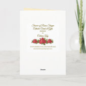  religieuze Jezus Crowning St. Joseph Kaart (Achterkant)