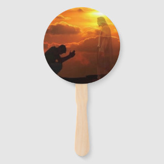Religieuze Jezus Hand fan Handwaaier