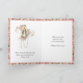 Religieuze Jubileum Maagd Mary Rozen Kaart (Binnen)