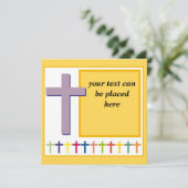 Religieuze Kaart met  tekst (Staand voorkant)