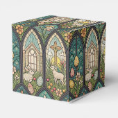 Religieuze kerk Paastermen Bedankdoosjes (Achterkant)