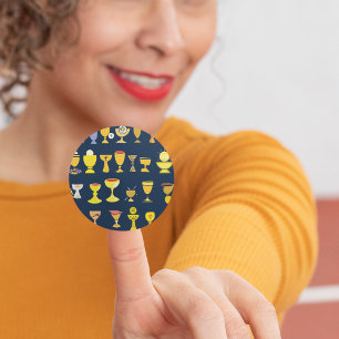 Religieuze kernen ronde sticker