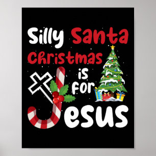 Religieuze Kerst Gekke Kerstmis is voor J Poster