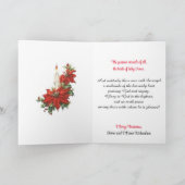 Religieuze Kerst Kaart Personaliseer tekst Geboort (Binnen)