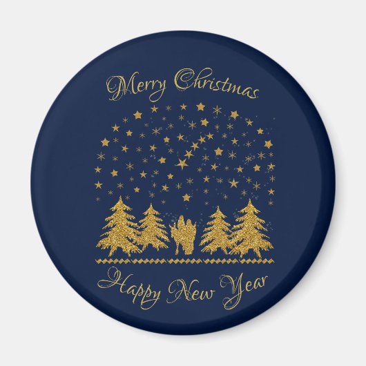 Religieuze Kerst Maagd Maria, St. Jozef, Jezus Magneet (Voorkant)