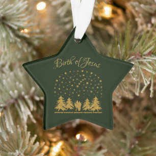 Religieuze Kerst Maagd Maria, St. Jozef, Jezus Ornament