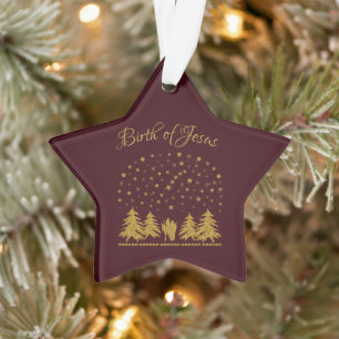 Religieuze Kerst Maagd Maria, St. Jozef, Jezus Ornament