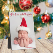 Religieuze kerstbijbel Verse Elegant Baby Foto Fotoplaat