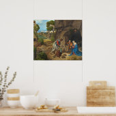 Religieuze kerstcadeautjes, schaafschilders poster (Keuken)