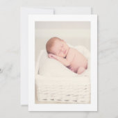 Religieuze kerstfeestdagen - Jezus Foto Kaart (Achterkant)