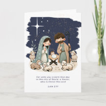 Religieuze kerstfeestscène en scripts