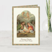 Religieuze kerstfeestsrituelen Verse Feestdagen Kaart (Voorkant)