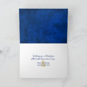 Religieuze kerstliefde feestdagen kaart (Binnen)