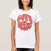 Religieuze kleding, liefde als Jezus T-shirt (Voorkant)
