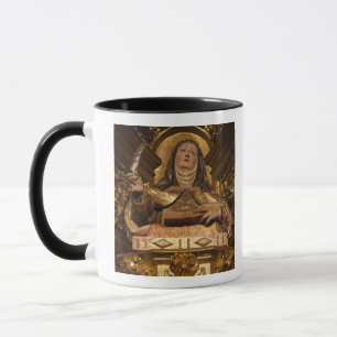 Religieuze kunst die Santa Teresa voorstelt Mok