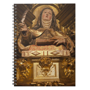 Religieuze kunst die Santa Teresa voorstelt Notitieboek
