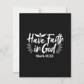 Religieuze kunst: Heb vertrouwen in God Schriftont (Achterkant)