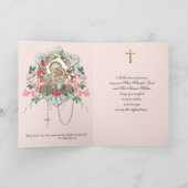 Religieuze Maagd Maria Jezus Betuiging van medelev Kaart (Binnen)