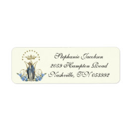 Religieuze  Maagd Maria Katholieke Floral Etiket