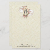 Religieuze Maagd Maria katholieke Rozen (Voorkant / Achterkant)