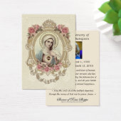 Religieuze Maagd Mary Funeral Katholiek Visitekaartje (Bureau)