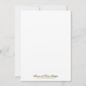 Religieuze Maagd Mary Immaculate Heart   Bedankkaart (Achterkant)