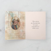 Religieuze Maagd Mary Jesus Katholieke Kaart (Binnen)
