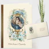 Religieuze Maagd Mary Jesus Katholieke Sympathieka Kaart