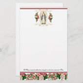 Religieuze maagd Mary  katholieke gebedsdroger (Voorkant / Achterkant)