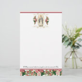 Religieuze maagd Mary  katholieke gebedsdroger (Staand voorkant)