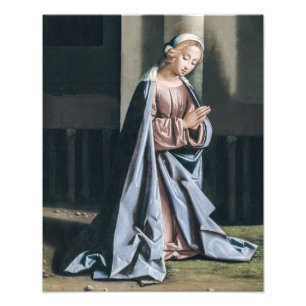 Religieuze maagd Mary Madonna Artwork Foto Afdruk