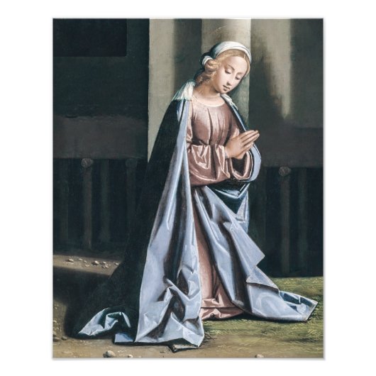 Religieuze maagd Mary Madonna Artwork Foto Afdruk (Voorkant)