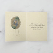 Religieuze Maagd Moeder Maria Sympathie Condoleanc Kaart (Binnen)