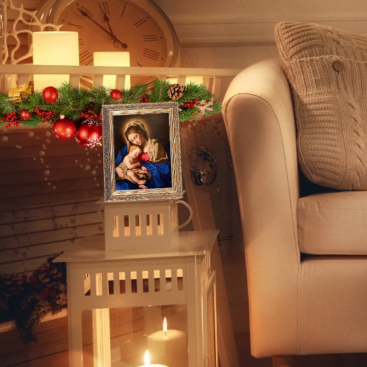 Religieuze Madonna en kind Traditionele Kerstmis Poster