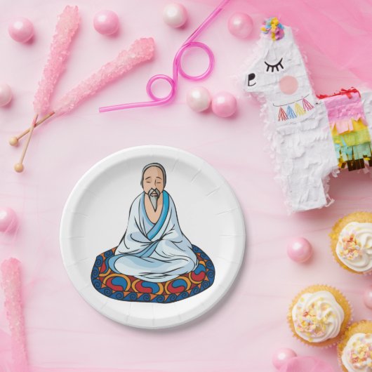 Religieuze Man-Borden op papier Papieren Bordje (Feest)