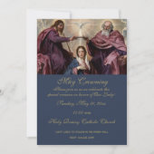 Religieuze May Crowning Mary Moederdag Kaart (Voorkant)