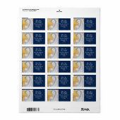 Religieuze moderne kerst Madonna en kind Etiket (Full Sheet)