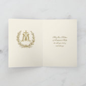 Religieuze moeder Perpetuele hulp Katholieke Jezus Kaart (Binnen)