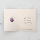 Religieuze Moederdag Maagd Maria Lam Jezus Kaart (Binnen)