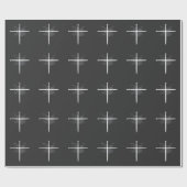 Religieuze muzikant trommels kruisdrummer cadeaupapier (Vlak)