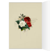 Religieuze nieuwjaarsperiode Mary Rosary Floral (Binnen (Links))