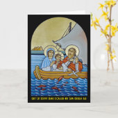 Religieuze Note Kaart, verticaal Kaart (Gele Bloem)