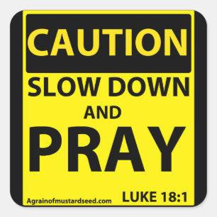 Religieuze offertes vierkante sticker