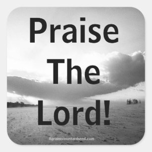 Religieuze offertes vierkante sticker