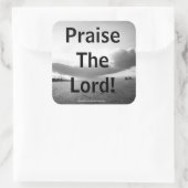 Religieuze offertes vierkante sticker (Tas)